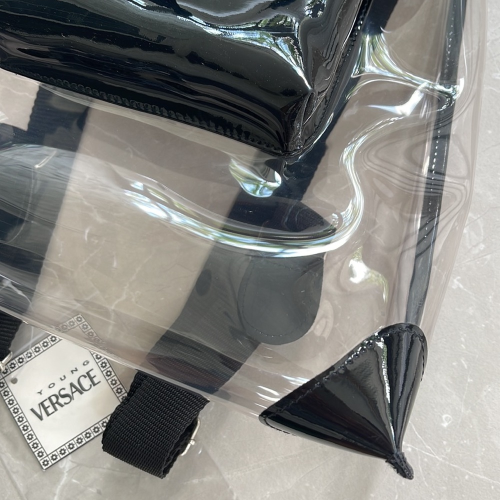 RARE VINTAGE 1990’s Young Versace Transparent Backpack - Picture 6 of 17